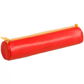   Clairefontaine Rhodiarama 215x5cm hengeres műbőr pipacs tolltartó