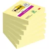Post-it® Super Sticky, kanariengelb, 76 x 76 mm, 90 Blatt, 4 + 2 Notizblöcke, 100 % PEFC, SGSCH-PEFC-COC-110078
