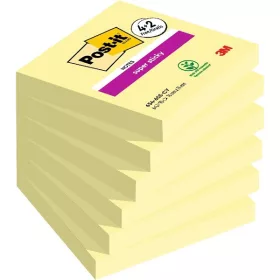   Post-it® Super Sticky, kanariengelb, 76 x 76 mm, 90 Blatt, 4 + 2 Notizblöcke, 100 % PEFC, SGSCH-PEFC-COC-110078