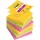 Post-it Super Sticky Carnival 76x76mm 90 Blatt 4+2 Stück gemischter Z-Notizblock 100% PEFC, SGSCH-PEFC-COC-110078