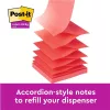 Post-it Super Sticky Carnival 76x76mm 90 Blatt 4+2 Stück gemischter Z-Notizblock 100% PEFC, SGSCH-PEFC-COC-110078
