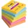 Post-it Super Sticky Carnival 76x76mm 90 Blatt 4+2 Chemikalien-Notizblöcke 100% PEFC, SGSCH-PEFC-COC-110078
