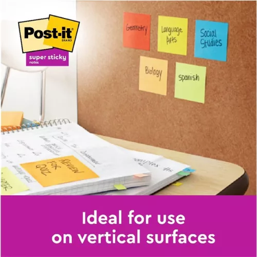 Post-it® Super Sticky Soulful Notizblöcke, 76 x 76 mm, 90 Blatt, 4+2 Stück gemischt, 100 % PEFC-zertifiziert, SGSCH-PEFC-COC-110078