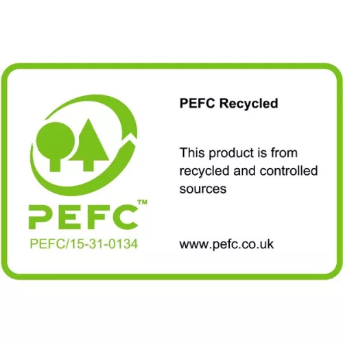 Post-it® Notizblöcke, 76 x 76 mm, recycelt, 100 Blatt, 6 Stück, gemischt, 100 % PEFC, SGSCH-PEFC-COC-110078