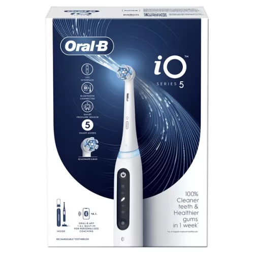 Elektrická zubná kefka Oral-B iO Series 5 biela