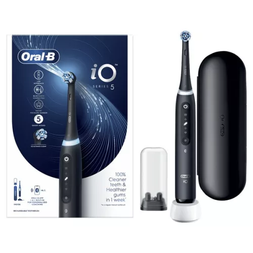 Elektrická zubná kefka Oral-B iO Series 5, matná čierna