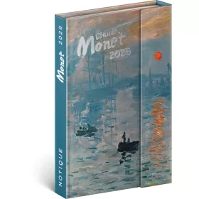 Realsystem 2026 5412 Claude Monet B6 mágneses zsebnaptár