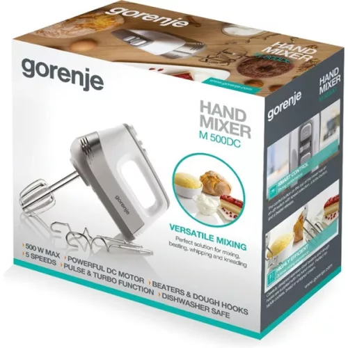Ručný mixér Gorenje M 500DC biely