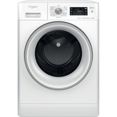 Whirlpool FFWDB 964369 SV EE fehér, elöltöltős, max.1400ford., 9 kg/6 kg, mosó-szárítógép