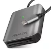 Externá čítačka kariet Axagon CRE-S3C s USB-C 3.2 SD/microSD/CF