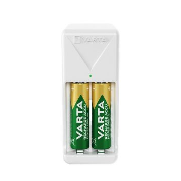   Varta 57656101451 Mini töltő + 2 db AA 2100 mAh akkumulátor