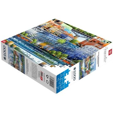   Imagination: Tytus Brzozowski Warsaw Bridges 1000 darabos puzzle