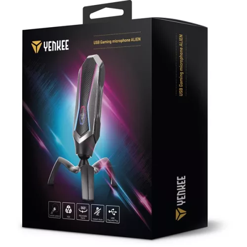 Yenkee 45017563 YMC 1060 ALIEN USB PC mikrofón