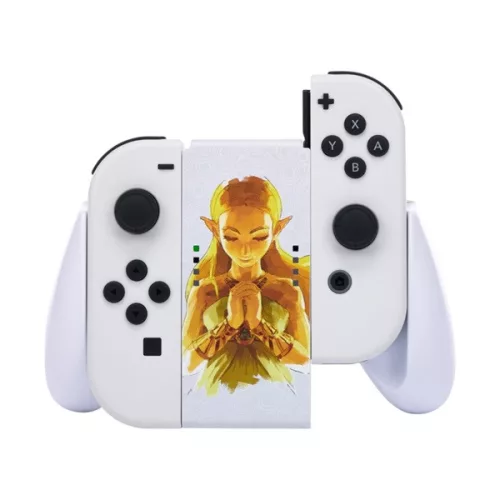 PowerA NSAC0059-01 Comfort Grip Nintendo Switch Joy-Con Princess Zelda fehér kontroller markolat