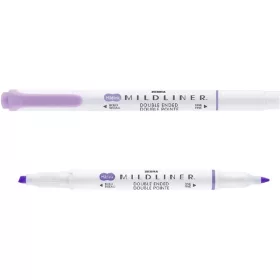   Zebra Mildliner Cool&Refined lila kettős végű szövegkiemelő