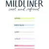 Zebra Mildliner Cool&Refined 5db-os kettős végű szövegkiemelő készlet