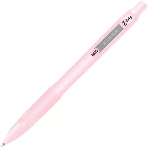 Zebra Z-Grip Pastel pasztell rózsaszín golyóstoll kék tintával