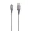 Dátový a nabíjací kábel Skross USBC-TO-LIGHT-200-STEEL 2m s konektorom Type-C/Lightning