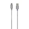 Dátový a nabíjací kábel Skross USB-C-120-STEEL 1,2 m s konektorom USB/Type-C