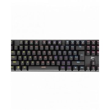   White Shark COMMANDOS GK-2106B/BL-HU fekete mechanikus magyar (blue switch) gamer billentyűzet