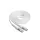 Dátový a nabíjací kábel Akyga AK-USB-40 1m Type-C - Type-C biely