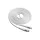 Dátový a nabíjací kábel Akyga AK-USB-41 1,8 m, biely, typ C - typ C