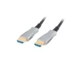 Lanberg 50m aktívny optický HDMI kábel samec-samec, čierny AOC