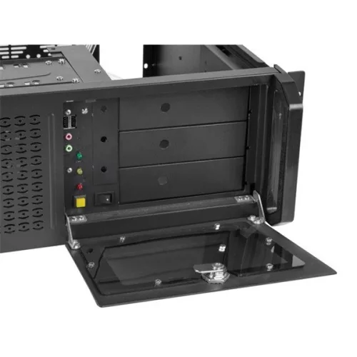 Lanberg SC01-4504-08B 19" 4U ŠÍRKA: 430 mm HĹBKA: 450 mm VÝŠKA: 177 mm Rack serverová skriňa bez zdroja
