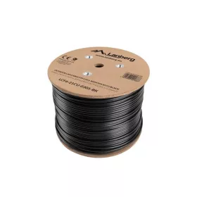   Lanberg LCF6-21CU-0305-BK Cat.6 F/UTP AWG23 Fca PE 305m geschirmtes schwarzes Außenkabel