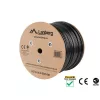 Lanberg LCF6-21CU-0305-BK Cat.6 F/UTP AWG23 Fca PE 305m geschirmtes schwarzes Außenkabel