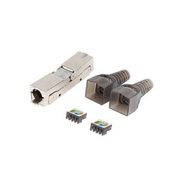   Lanberg PL2SA-6000TL Cat.6A FTP szerszám nélküli szerelhető toldó