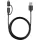Dátový a nabíjací kábel Varta 57948101401 1m 2v1 USB - microUSB/Type C čierny