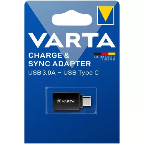 Adaptér Varta 57946101401 USB - USB-C čierny