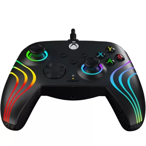 PDP 049-024 Afterglow Wave Xbox Series X|S/Xbox One/PC vezetékes fekete kontroller