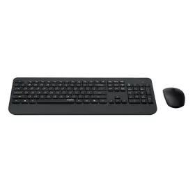   Rapoo 00217476 X3500 2,4 GHz kabellose schwarze Tastatur + Maus