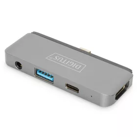   Univerzálna mobilná dokovacia stanica DIGITUS DA-70893 so 4 portami USB-C