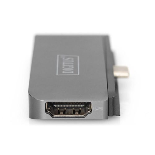 DIGITUS DA-70893 USB-C 4 portos univerzális mobil dokkoló