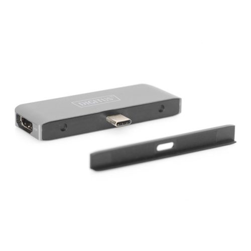 DIGITUS DA-70893 USB-C 4 portos univerzális mobil dokkoló