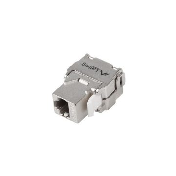  Lanberg KSF5-2000 Cat.5e FTP 180°-os szerszám nélkül szerelhető árnyékolt RJ45 Keystone jack