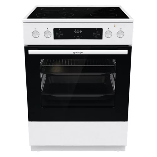 Gorenje GECS6C70WPA fehér, szabadonálló, kerámialapos, elektromos, főzőzóna: 4, sütő:71L, grill, tűzhely