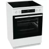 Gorenje GECS6C70WPA fehér, szabadonálló, kerámialapos, elektromos, főzőzóna: 4, sütő:71L, grill, tűzhely