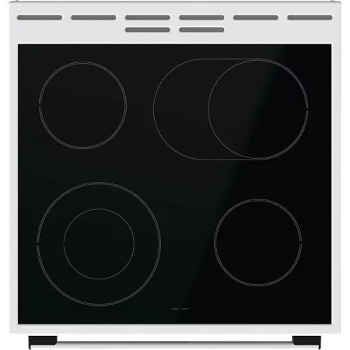 Gorenje GECS6C70WPA fehér, szabadonálló, kerámialapos, elektromos, főzőzóna: 4, sütő:71L, grill, tűzhely