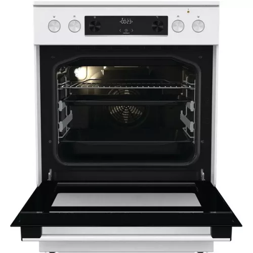 Gorenje GECS6C70WPA fehér, szabadonálló, kerámialapos, elektromos, főzőzóna: 4, sütő:71L, grill, tűzhely