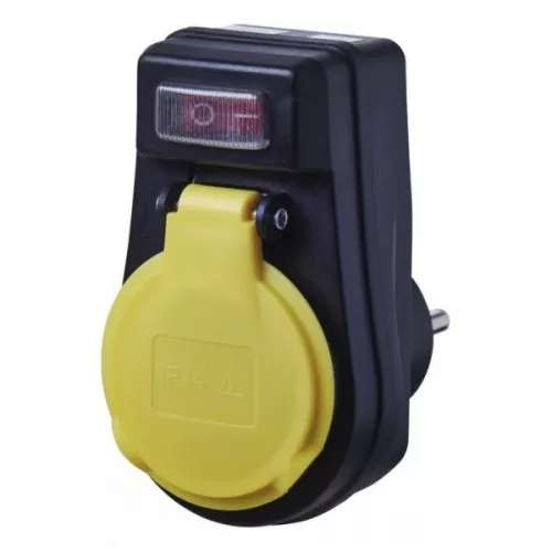 Emos P00292 IP44 SCHUKO vypínateľná zásuvka