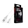 Dátový a nabíjací kábel Maxlife TF-0174 1m, biely, typ C, 3A