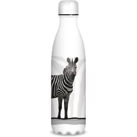   Sticlă metalică cu pereți dubli Ars Una 500ml Máté Bence-zebra 5160