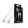Dátový a nabíjací kábel Maxlife TF-0181 1m 100W Type-C samec-samec biely