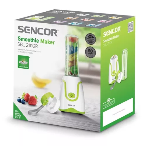 Výrobník smoothie Sencor SBL 2111GR 0,6 l bielo-zelený