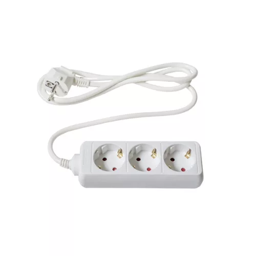 TOO PSW-315 3 zásuvky 1,5 metra 3x1,0 mm2 biela rozvodná doska