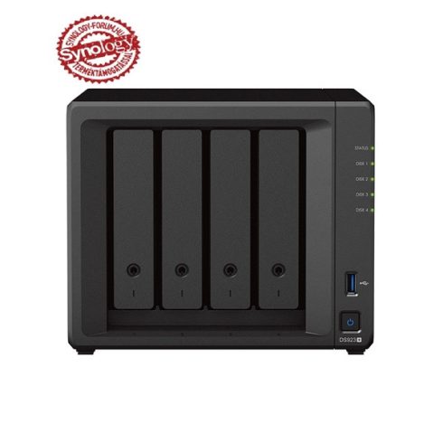 Synology DiskStation DS923+ (4GB) 4x SSD/HDD NAS + regisztrációs kártya